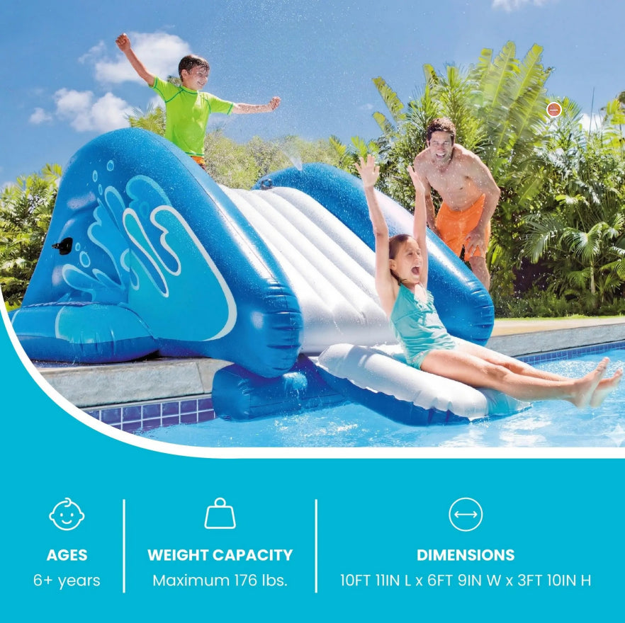 🌊Summer Sale – 50% Off⏰️ - Inflatable Play Center Swimming Pool Water Slide,(Blue | Red Available in a variety of colors)