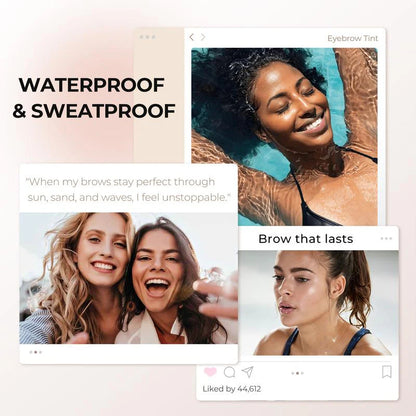 💎Eyebrow Tint Kit,Long-lasting Waterproof Sweat-proof👑