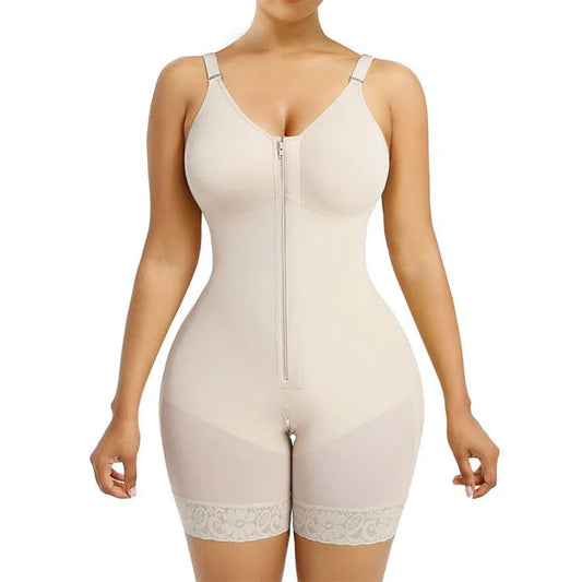✨✨Tummy Control Butt Lifter Shaper – Zipper Crotch for Comfort and Confidence-lln