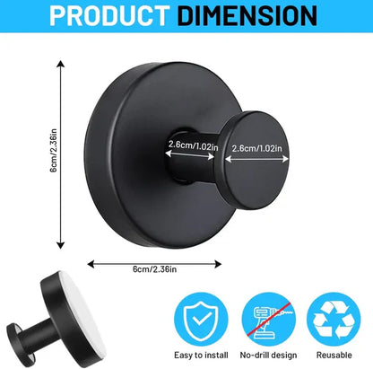 🔥BUY 1 Free 1 🎁  🔧2 PCS Upgraded Heavy-Duty Suction Cup Hooks for Secure, Drill-Free Hanging