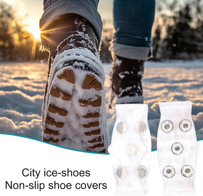 ❄️ Winter Sale:50% OFF!!🔥Universal 5-Tooth Ice Cleats for Shoes & Boots