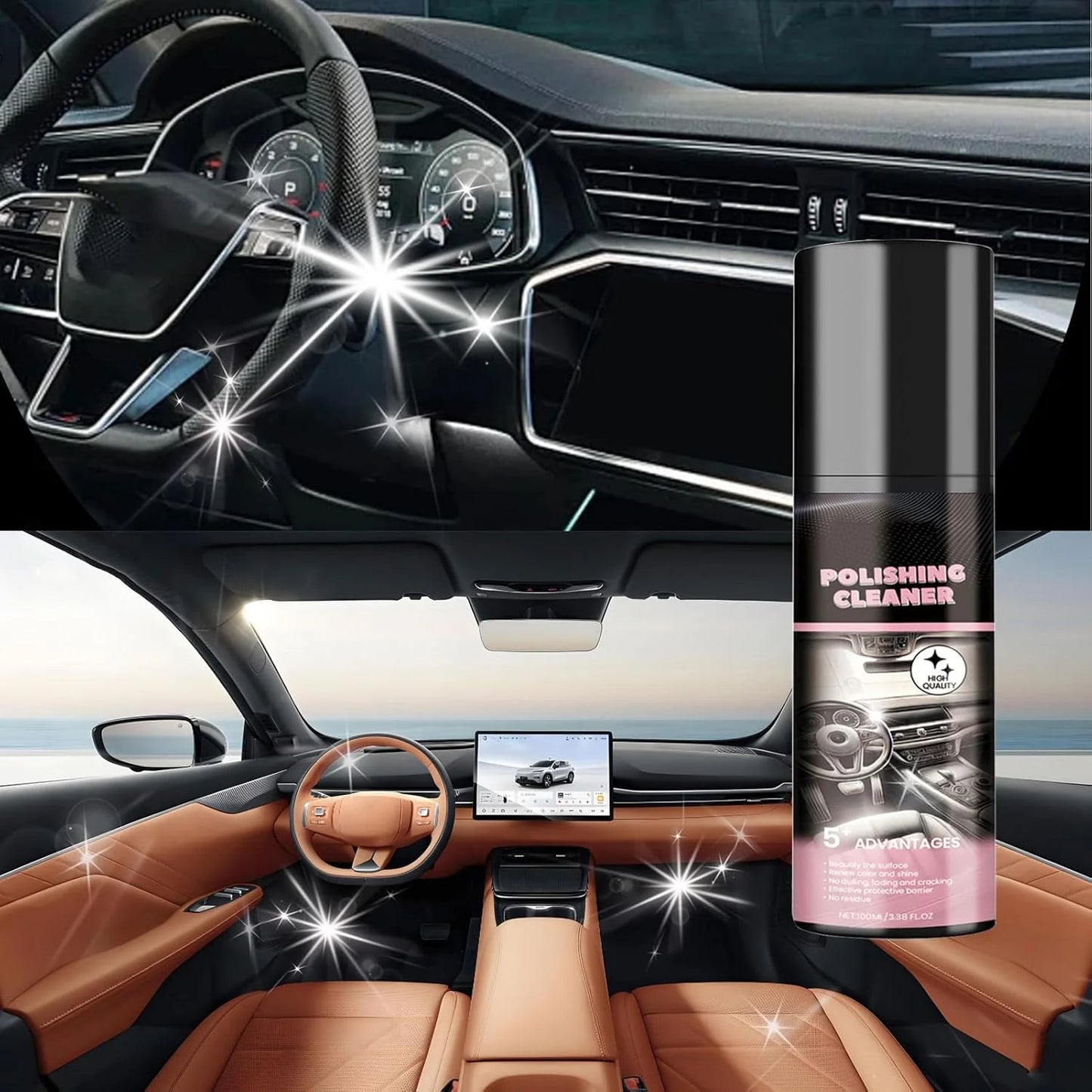 🔥Hot Sale 50% OFF🔥Car Interior Polishing Cleaner