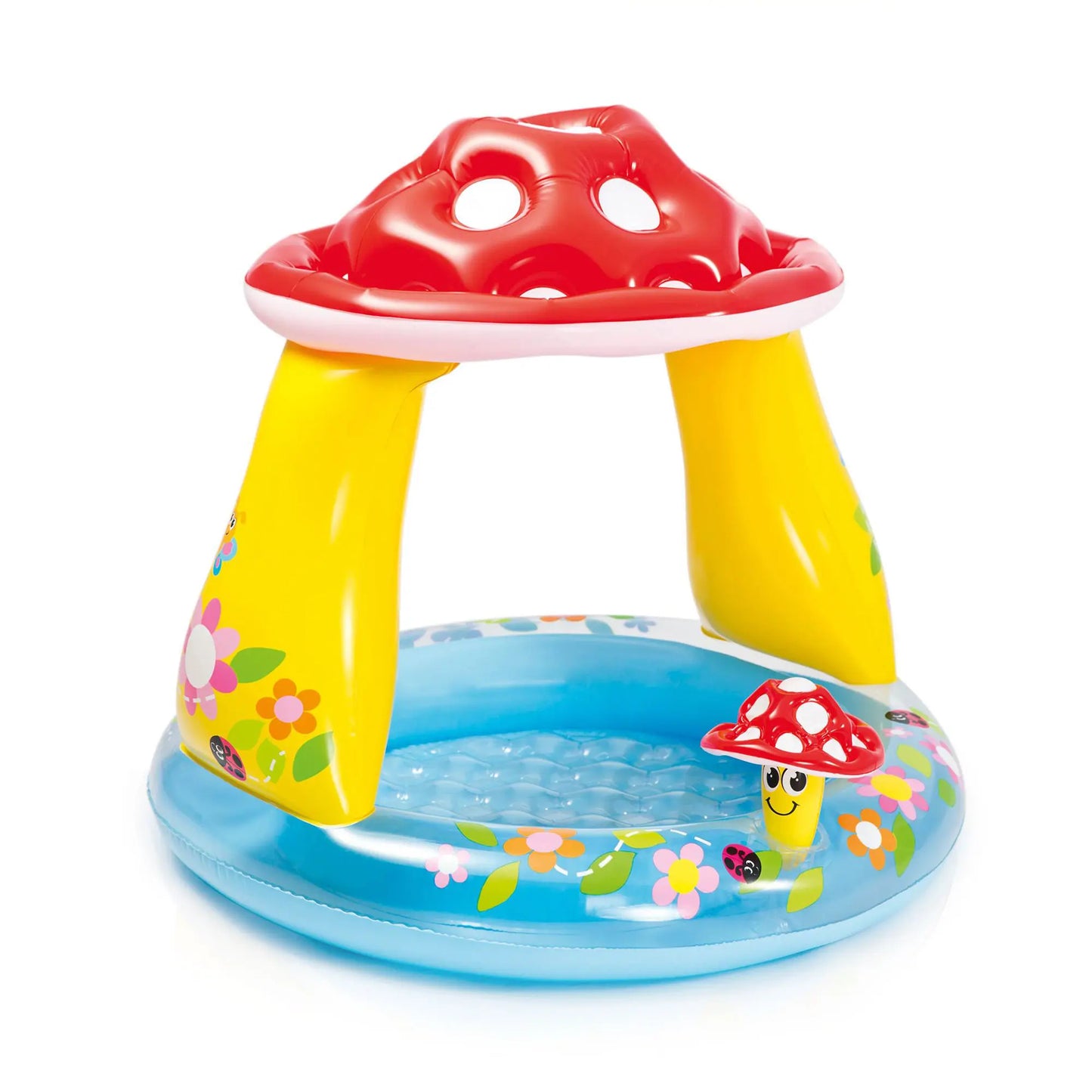 🔥Summer Promotion - 50% Discount for Limited Time - Rainbow Edition Children's Play Inflatable Slide Pool Includes Slide Rings, Throwing Games and Ball Troughs🌊