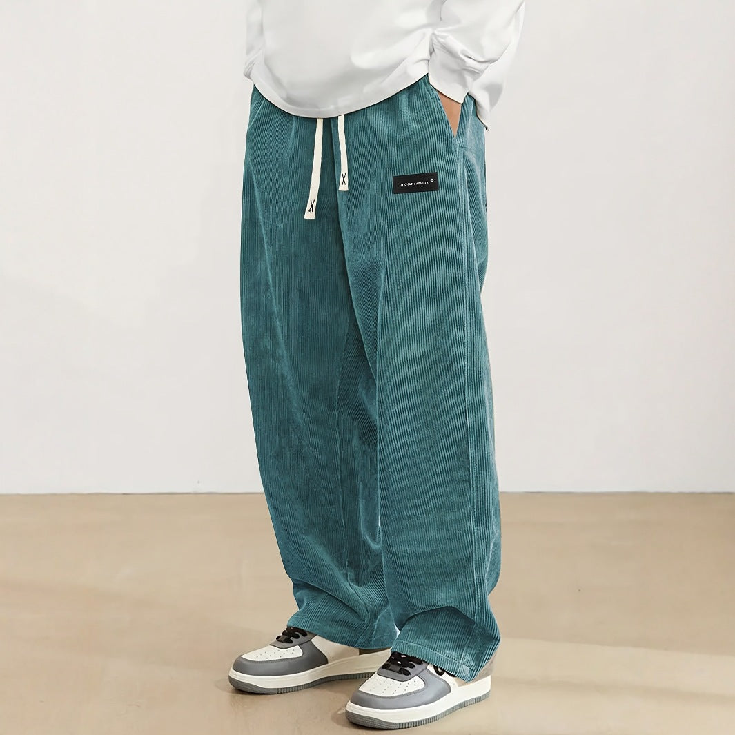 ✨🔥Men's Loose-Fit Drawstring Pants with Pockets