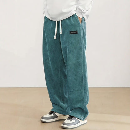 ✨🔥Men's Loose-Fit Drawstring Pants with Pockets