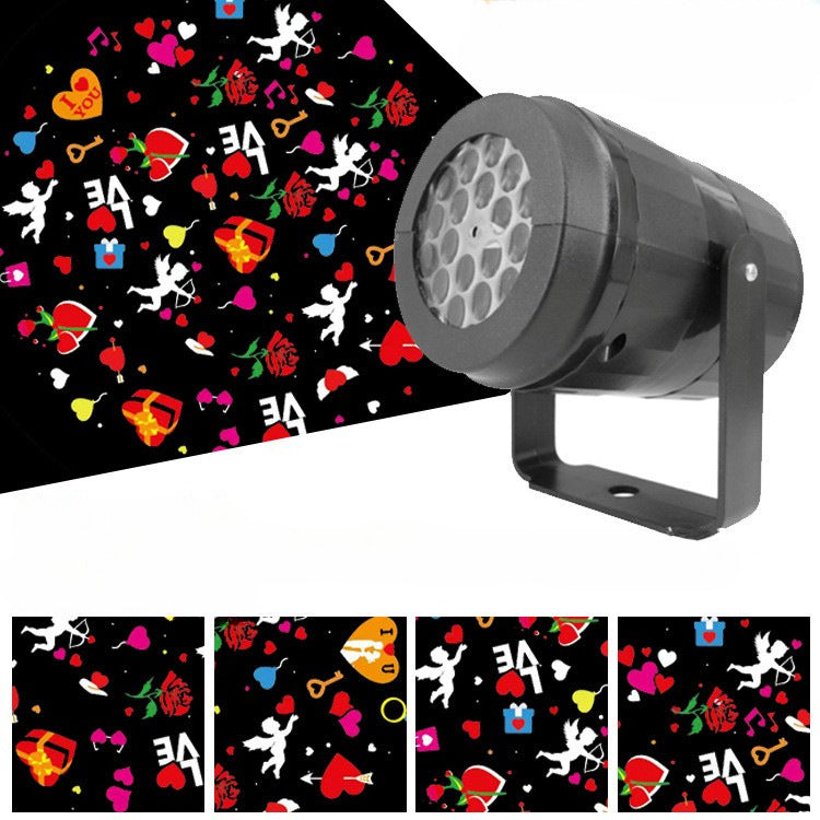 🎁NESLEMY Christmas Projection Lamp 5V/1A with 16 Patterns USB Powered for Home🎅