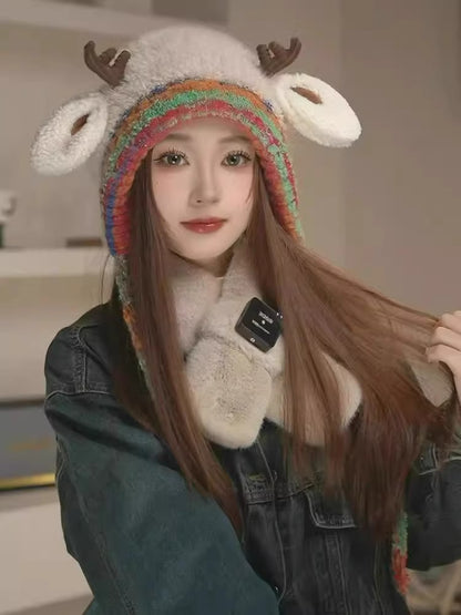 ⏰Black Friday-49%OFF:🔥Christmas Antler Hat (It can be used as a handbag），Unlimited head size