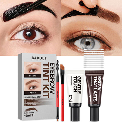 💎Eyebrow Tint Kit,Long-lasting Waterproof Sweat-proof👑