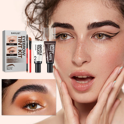 💎Eyebrow Tint Kit,Long-lasting Waterproof Sweat-proof👑
