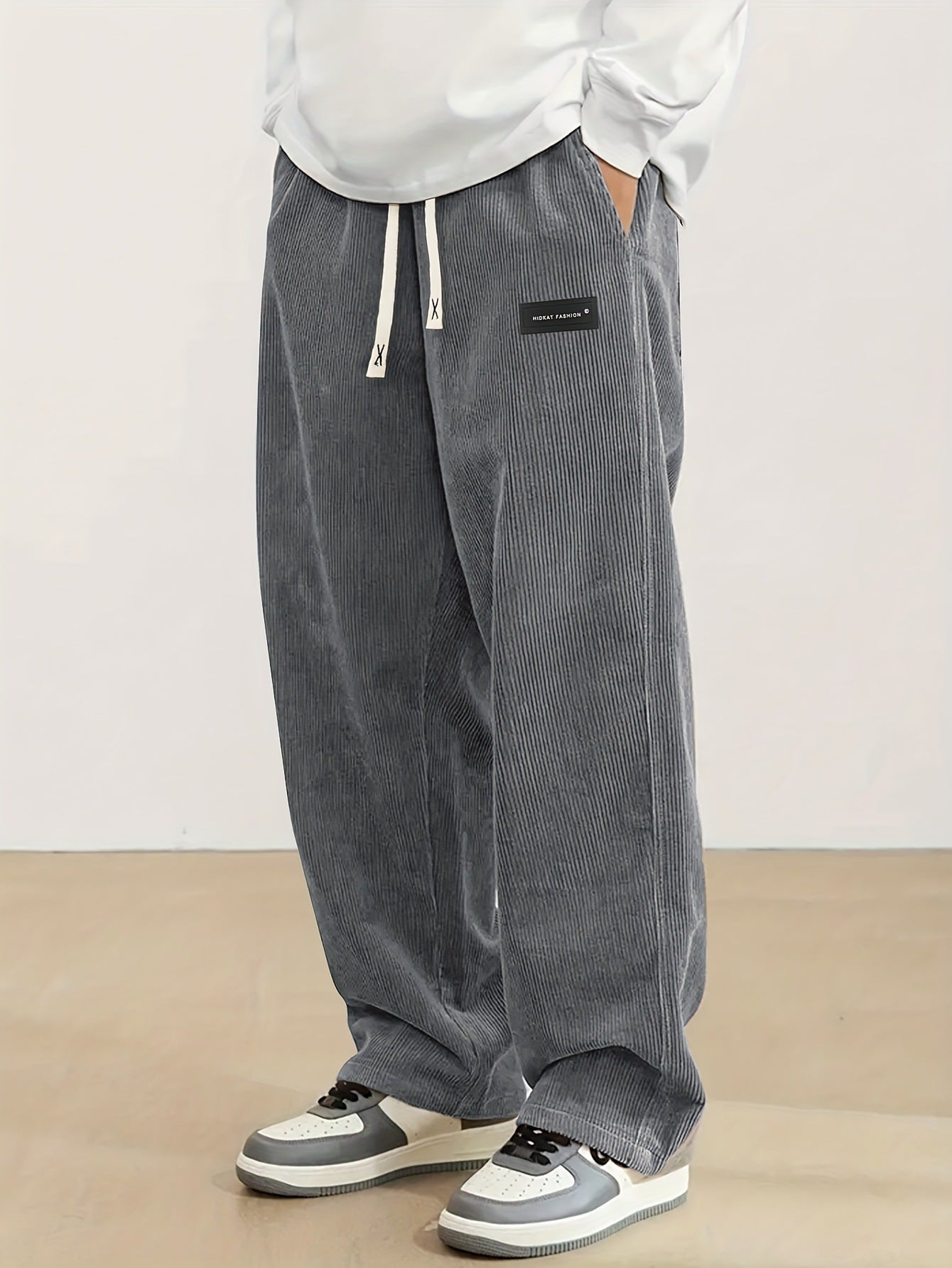✨🔥Men's Loose-Fit Drawstring Pants with Pockets