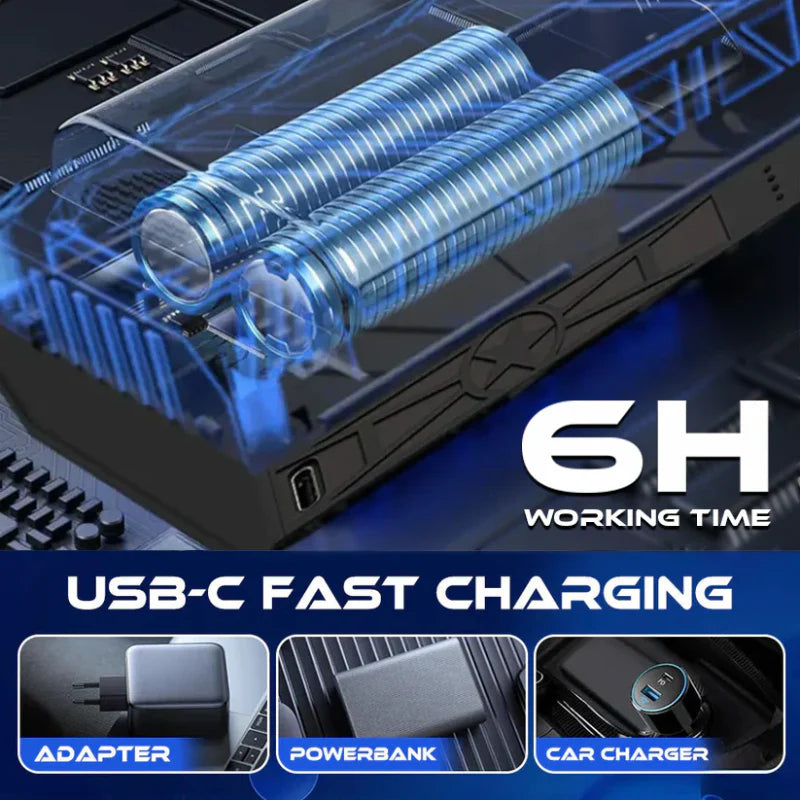 ❄️ Winter Pro — The LED Turbo Blower That Clears Snow in Seconds.