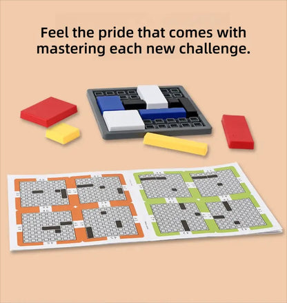 Logic Puzzle Brain Teaser Game for Kids & Adults 88 Challenging Levels. Educational Logic lov. Travel Games for Ages 7+