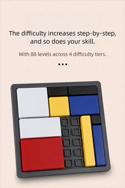 Logic Puzzle Brain Teaser Game for Kids & Adults 88 Challenging Levels. Educational Logic lov. Travel Games for Ages 7+