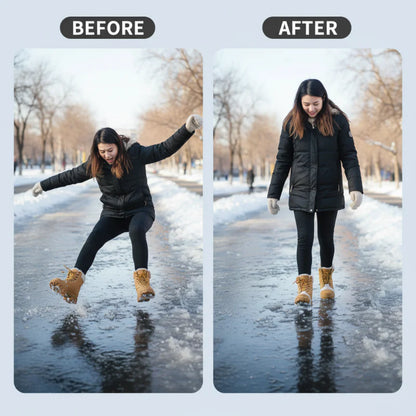 ❄️ Winter Sale:50% OFF!!🔥Universal 5-Tooth Ice Cleats for Shoes & Boots